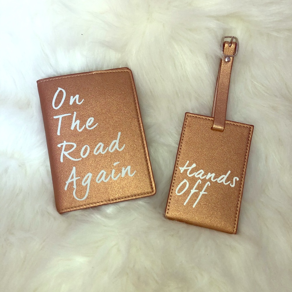 Passport case and bag tag